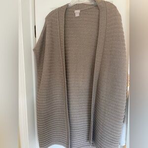 Chicos , Light Brown sweater vest, size 2